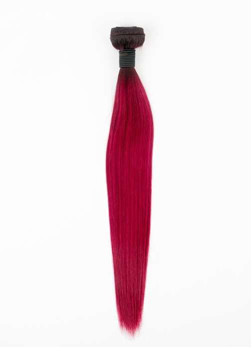 Pink Red Blue straight bundles  soft  weft no shedding YL265